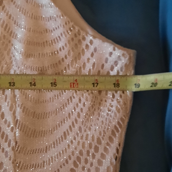 Giani Bernini Tan Ribbed Halter Sheath Dress - Picture 8 of 11